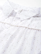 Self Design Shirt Collar Tunic-AHTUGRGL-8174